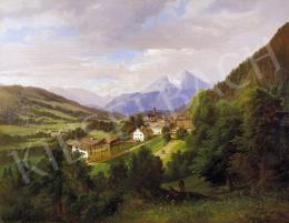 Unknown Austrian painter, second part of the  - The View of Berchtesgarden 