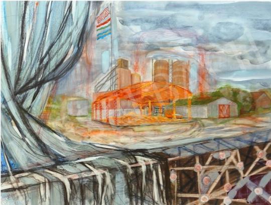 For sale  Bukta, Imre - Drying Factory, 2015 's painting