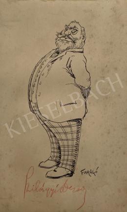  Faragó, Géza - Caricature of Dezső Szilágyi Politician 