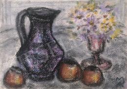 Abonyi, Arany (Márton Sándorné) - Jug Still Life with Flowers 