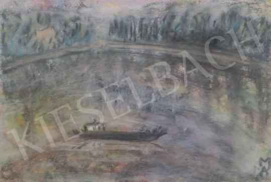 Eladó Abonyi Arany - Csónak a vizen festménye