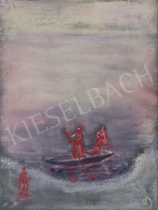 For sale Abonyi, Arany (Márton Sándorné) - In a Boat 's painting