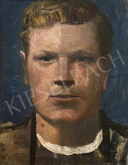 Eladó  Mednyánszky László - Kovácslegény portréja festménye