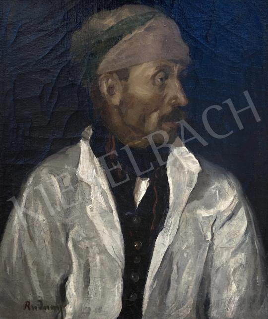 For sale  Rudnay, Gyula - Self Portrait of a Cossack Cap 's painting