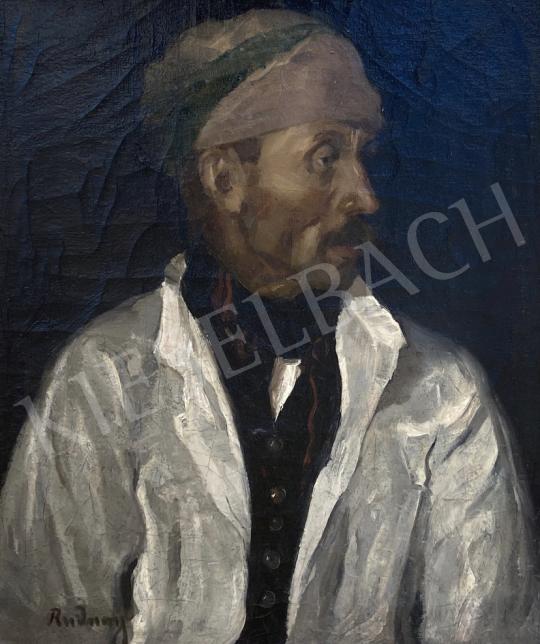  Rudnay Gyula - Kozáksapkás Önarckép festménye