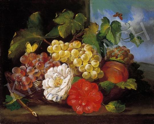 Ismeretlen festő, 19. század - Csendélet gyümölcsökkel | 5. Aukció aukció / 129 tétel