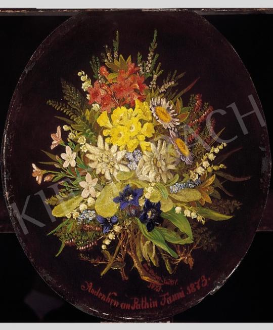  Knittel Anna - Alpesi virágcsokor | 5. Aukció aukció / 130 tétel