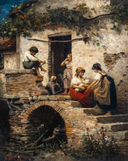  Ebert, Anton - The Little Cupido, 1876 painting