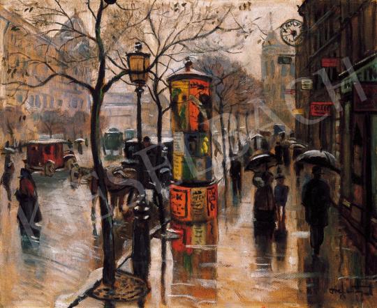  Pólya, Tibor - Autumn Rain on the Boulevard | 22. Auction auction / 15 Lot