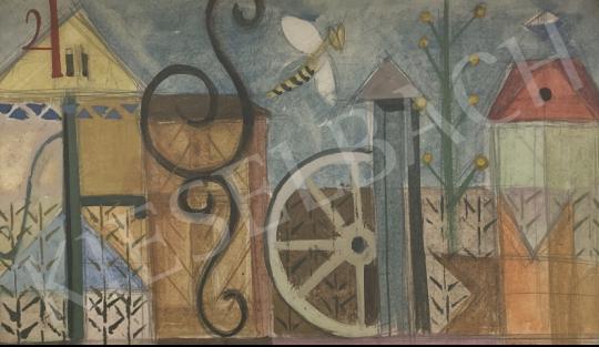 For sale Sikuta, Gusztáv - Composition With Houses 's painting