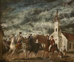  Rudnay, Gyula - Hussars next to church 1943 