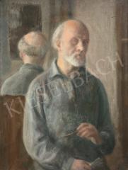 Eladó  Szabó Vladimir - Műtermi Önarckép festménye