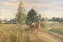  Szobotka, Imre -  Landscape with cart 
