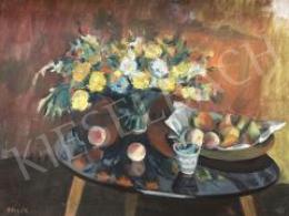 Bolgár, József - Still life with flowers 