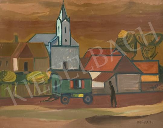 Eladó Luzsicza Lajos - Zöld kocsi festménye