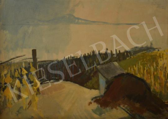 For sale  Szentiványi, Lajos - On the vineyard hill of Lake Balaton 's painting