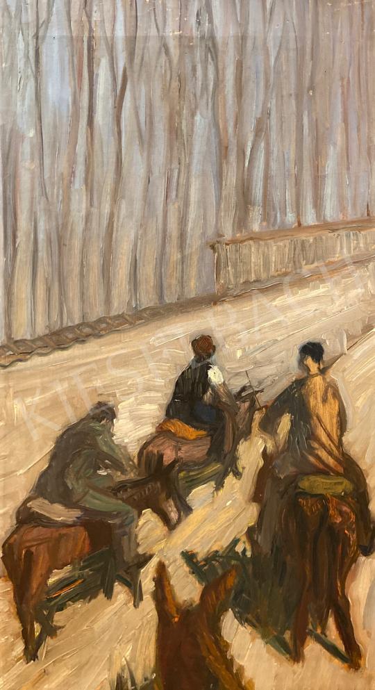 Szabados Jenő - Keleti utakon 1938 festménye