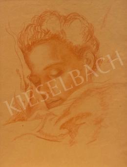 Góth, Imre - Sleeping female portrait 