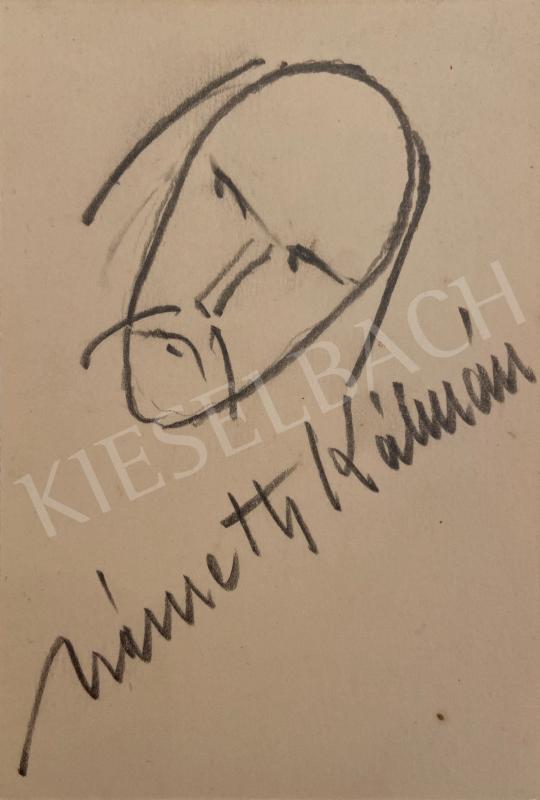 Németh, Kálmán - Self Portrait painting