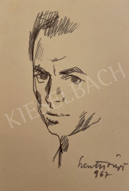 For sale Szentgyörgyi, Kornél - Self Portrait 1967 's painting