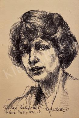 Juhász, Erika - Woman Portrait 1970 