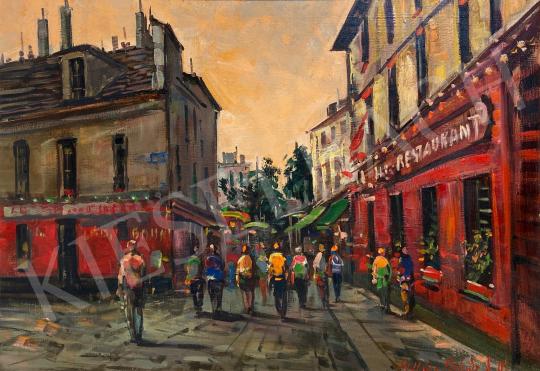 For sale Hadházy Molnár, Attila - Paris street 's painting