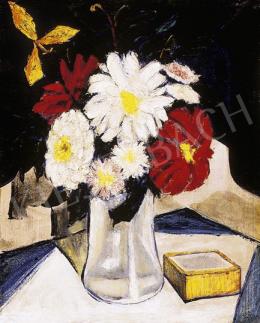  Unknown painter, about 1930 - Still Life with Dahlias 