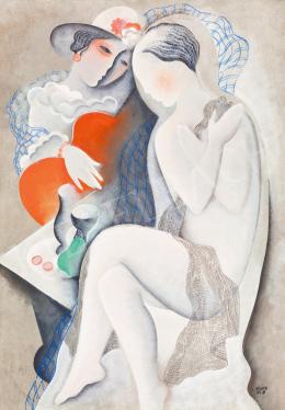  Kádár Béla - Art deco nők, 1930-as évek eleje 