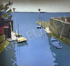 Eladó Bényi Árpád - Csónak a vizen  festménye