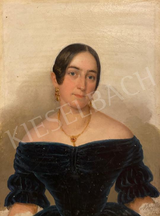 For sale Marastoni, Jakab - Lady with ruby ​​necklace 's painting