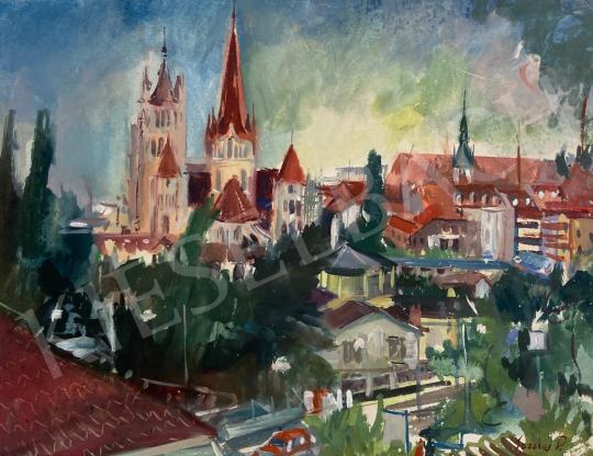 For sale Fazekas, Pál - Cityscape 's painting