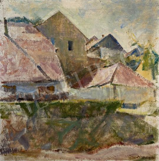 For sale Onódi, Béla - Old houses in Szentendre 1975 's painting