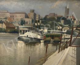 Unknown Hungarian painter - Budapest (Danube, Castle) 