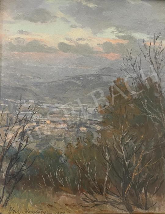 For sale Halasi Horváth, István (Horváth István) - Budapest (View of the Buda hills) 1958 's painting