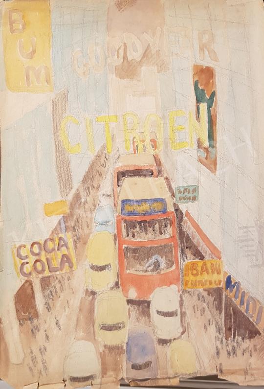 For sale Bor, Pál - City Lights (Coca Cola) 's painting