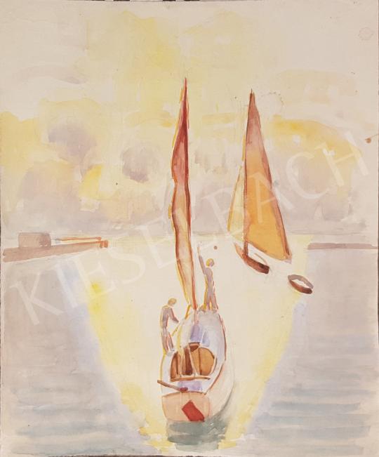 For sale Bor, Pál - Sunny sailing on Lake Balaton 's painting