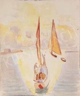 Bor, Pál - Sunny sailing on Lake Balaton 