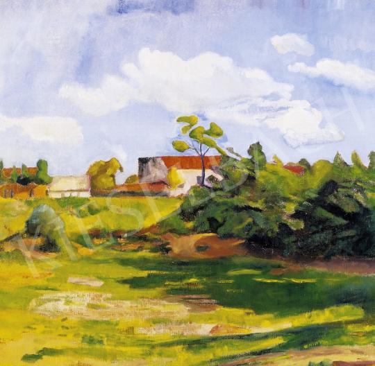 Pászk, Jenő - Nagybánya Landscape with Clouds | 5th Auction auction / 160a Lot