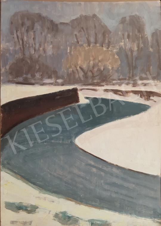 Eladó Bor Pál - Erdei patak  festménye