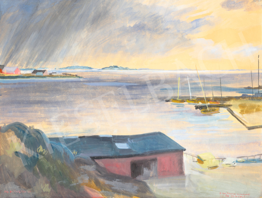 Jeges, Ernő - Lights after the Storm (Karlskrona), 1939 | 68th Auction auction / 17 Lot