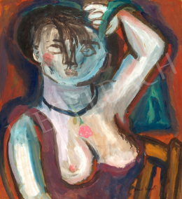  Anna, Margit - Undressing Self-Portrait (Combing Self-Portrait), c. 1940 