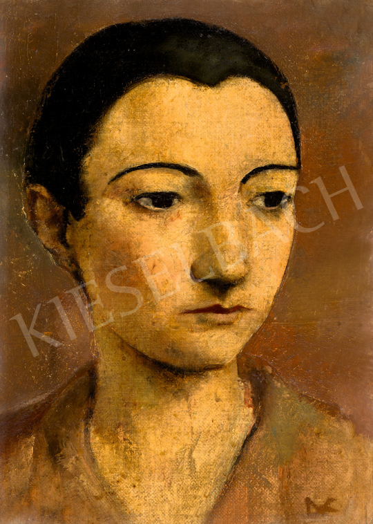  Domanovszky Endre - Lány (Időtlenség), 1930 körül | 68. Aukció aukció / 27 tétel