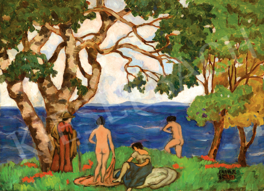  Kádár, Béla - Bathers (Lake Balaton), c. 1910 | 68th Auction auction / 41 Lot