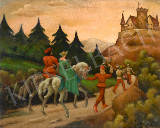  Basilides, Sándor - Fairlytale Scene (Homecoming), c. 1940 | 68th Auction auction / 43 Lot