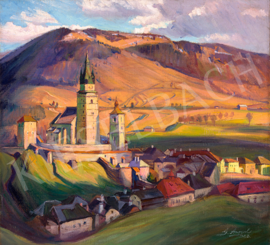 Angyal, Géza - Landscape of Körmöcbánya (Kremnica), 1923 | 68th Auction auction / 44 Lot