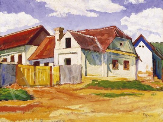 Pittner, Olivér - Sunlit Street in Nagybánya | 5th Auction auction / 164 Lot