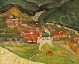 Pap, Géza - Landscape with Cottages 