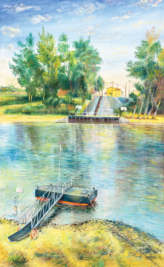  Bernáth(y), Sándor - Ferry of Szentendre, c. 1973 | 68th Auction auction / 74 Lot