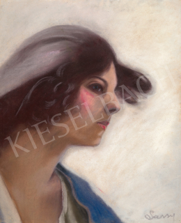 Sassy, Attila - Breath of Wind (Girl in a Blue Dress), 1920s 