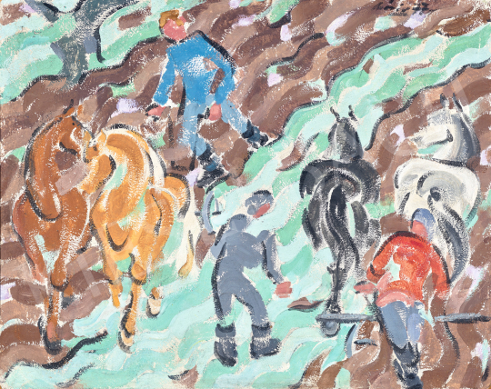  Móricz, Margit, - Horses, Men | 68th Auction auction / 119 Lot